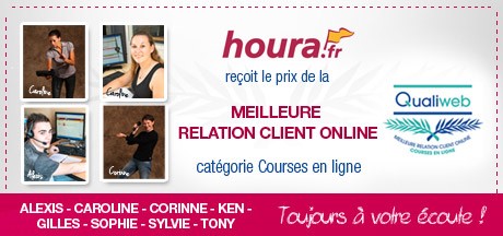 Houra meilleure relation client online 2014 !